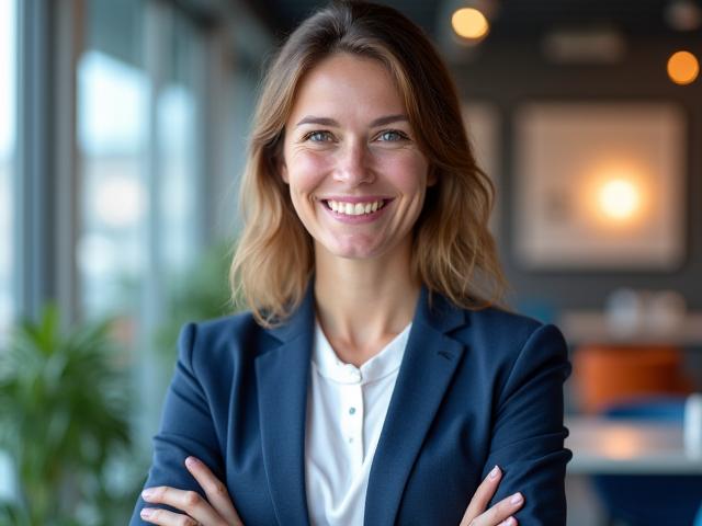 Porträt von Sarah Müller, Lead UX Designerin